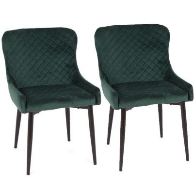 Комплект из 2-х стульев С-1162 (Green velvet)