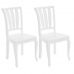 Комплект из 2-х стульев "Кабриоль" жесткие (Тон 9 Эмаль белая)