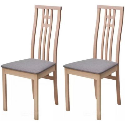 Стул СB-2482YBH MILKY WHITE молочный дуб/ CAMEL (комплект 2 шт)