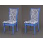 Комплект из 2-х стульев Визит-1 (Лаванда/гобелен Дамаск бело-голубой)