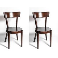 Комплект из 2-х стульев венских Sirius (темный орех) жесткое сиденье