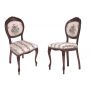 Комплект из 2-х стульев С16 (тон 317 т. коричневый+патина чёрная