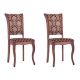 Комплект из 2-х стульев С6 (тон 317 т. коричневый/андрис шоколад комби)