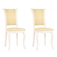 Комплект из 2-х стульев С6 (тон 308 слоновая кость/андрис бежевый комби)