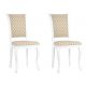 Комплект из 2-х стульев С6 (тон 304 белый/ткань рио компаньон)