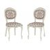 Комплект из 2-х стульев С16 (тон 308 слоновая кость/патина золото)