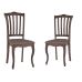 Комплект из 2-х стульев Ланна (тон 317 т. коричневый/Вивальди ромб)
