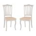 Комплект из 2-х стульев Ланна (тон 308 слоновая кость/Андрис бежевые соты)