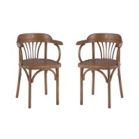 Комплект из 2-х стульев Венский твердый (дуб медовый)