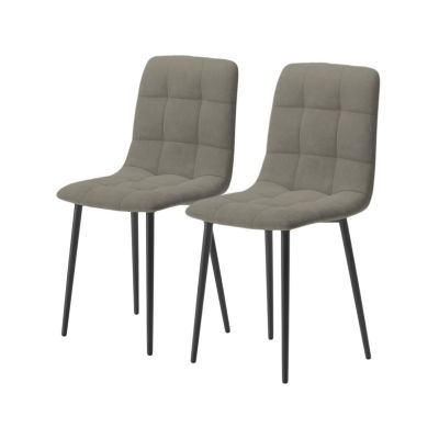 Комплект стульев «Чили» 2шт, бренди 28, каркас черный