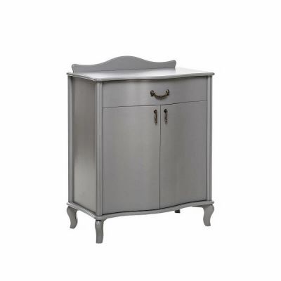 Комод "Джульетта" с распашными дверцами (серый ясень) Вис