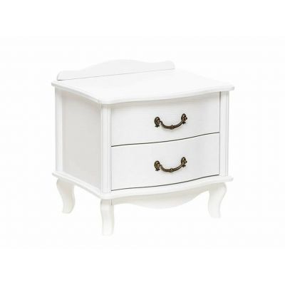 Тумбочка прикроватная "Джульетта" 2 ящ. (молочный дуб ) Вис