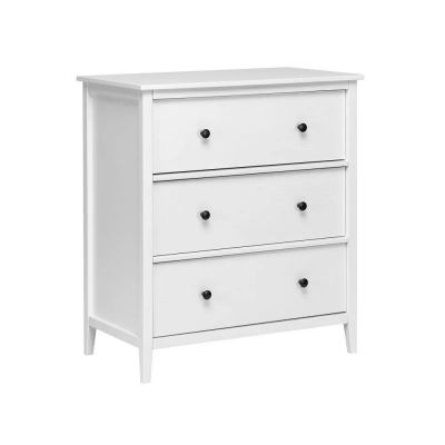 Комод "Хитроу" (3 ящ) (белый)