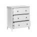 Комод "Хитроу" (3 ящ) (белый)