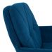 Кресло GARDA флок, синий