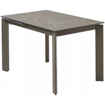 Стол CORNER 120 MATT LATTE STONE SOLID CERAMIC / TAUPE