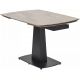 Стол BALDE 140 GLOSS AMBER JADE SOLID CERAMIC / BLACK