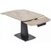 Стол BALDE 120 GLOSS AMBER JADE SOLID CERAMIC / BLACK