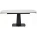 Стол BALDE 120 MATT WHITE MARBLE SOLID CERAMIC / BLACK