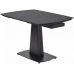 Стол BALDE 140 MATT BLACK MARBLE SOLID CERAMIC / BLACK