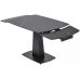 Стол BALDE 140 MATT BLACK MARBLE SOLID CERAMIC / BLACK