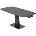 Стол BALDE 140 MATT BLACK MARBLE SOLID CERAMIC / BLACK