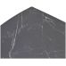 Стол BALDE 140 MATT BLACK MARBLE SOLID CERAMIC / BLACK