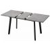 Стол КАНЗАС 120 БЕТОН ЧИКАГО св.серый / Черный каркас