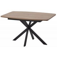 Стол АРИЗОНА 130 ДУБ КУНЕО / Черный каркас