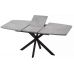 Стол АРИЗОНА 130 БЕТОН ЧИКАГО СВ.СЕРЫЙ / Черный каркас