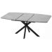 Стол АРИЗОНА 130 БЕТОН ЧИКАГО СВ.СЕРЫЙ / Черный каркас