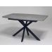 Стол АРИЗОНА 130 БЕТОН ЧИКАГО СВ.СЕРЫЙ / Черный каркас