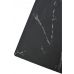 Стол FONDI 180 MARBLES NERO KL-116 Черный мрамор матовый, итальянская керамика/ черный каркас