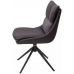 Стул LEROY 360 град. поворот Серый Maison 99/ OTE COBBLE 457 / черный каркас