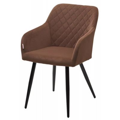 Стул BRANDY 505-11 Кофе, велюр "беспальчиковый" / черный каркас