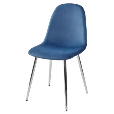 Комплект из 4 стульев PESCARA UF910-18 NAVY BLUE, велюр