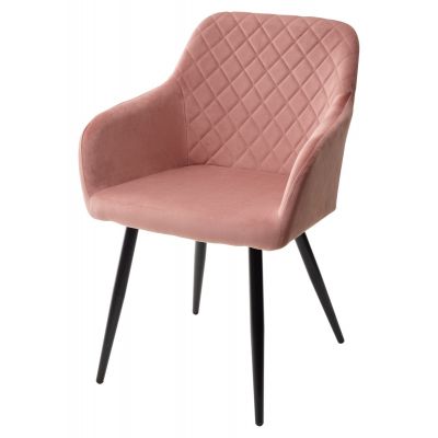 Комплект из 2-х стульев BRANDY BLUVEL-52 розовый/ черный каркас