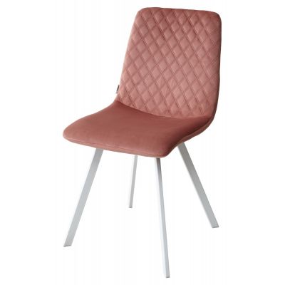 Комплект из 2-х стульев DAIQUIRI BLUVEL-52 PINK / белый каркас, велюр