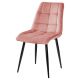 Комплект из 2-х стульев CHIC BLUVEL-52 розовый / черный каркас