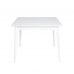 Стол Рэй-0090 (белая эмаль / белая эмаль) Квадратный