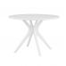 Стол Скандинавия D110 (белый)