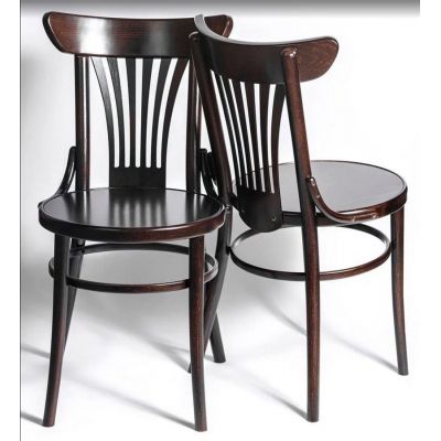 Комплект из 2-х стульев венских Uranus (темный орех) жесткое сиденье