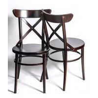 Комплект из 2-х стульев венских Terra (темный орех) жесткое сиденье