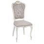 Стул Виконт (тон 308 слоновая кость + патина золото/ ткань Афитап розовый/компаньон)