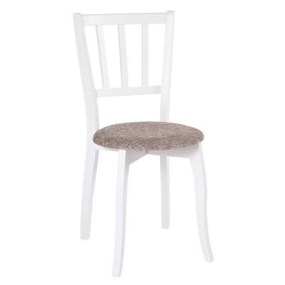 Комплект из 2-х стульев Сальст (белый/ткань Лайн белый)