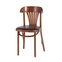 Комплект из 2-х стульев "Астра классик" мягкий (Средний тон, экокожа коричневая)