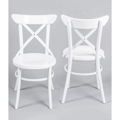 Комплект из 2-х стульев венских Terra (белый) жесткое сиденье