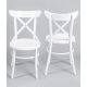 Комплект из 2-х стульев венских Terra (белый) жесткое сиденье