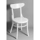 Стул венский Luna (белый) жесткое сиденье