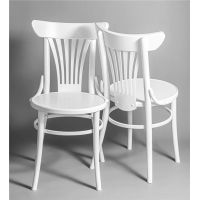 Комплект из 2-х стульев венских Uranus (белый) жесткое сиденье